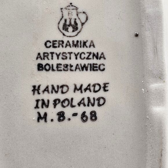 Colorful Polish Pottery Salt and Pepper Set by Boleslawiec-Garden Party Pattern - Picture 7 of 8